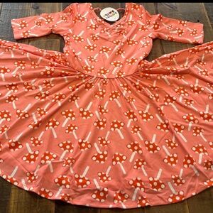 Dot Dot Smile size 5/6 girls mushroom Ballerina Twirl dress New